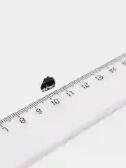 Стразы в цапах (набор 5 шт), 6*10 мм, цвет черный в серебре