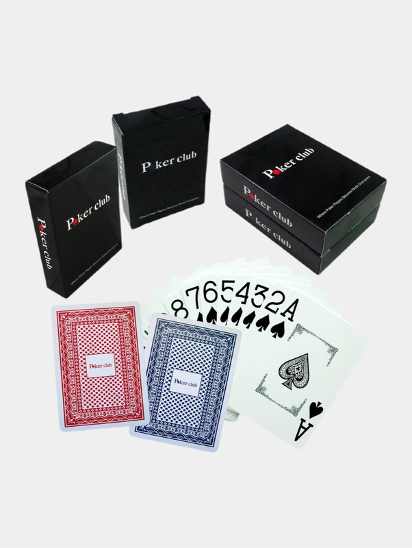 Пластиковые игральные карты Poker Club, 52 штуки