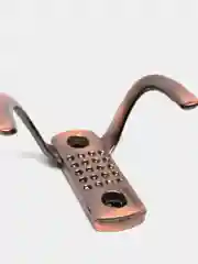 Медный крючок двухрожковый перфо / все цвета