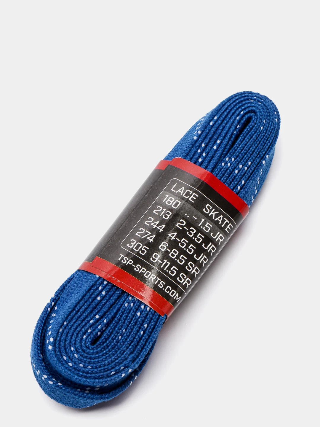 Синий шнурки хоккейные с пропиткой TSP WAXED HOCKEY LACES