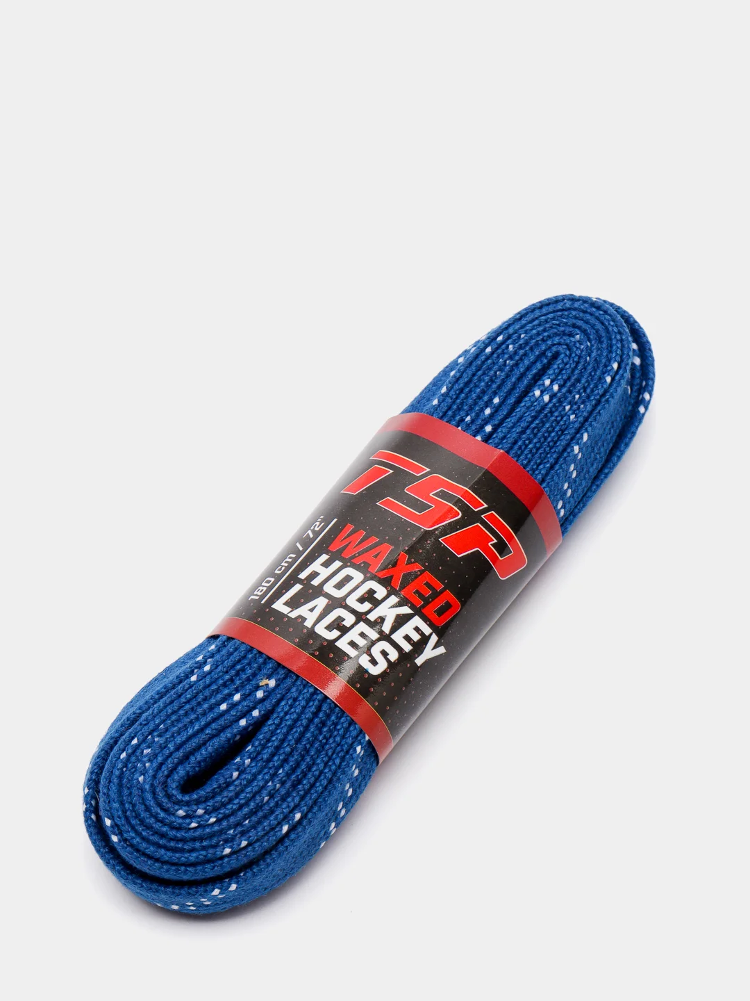 Синий шнурки хоккейные с пропиткой TSP WAXED HOCKEY LACES