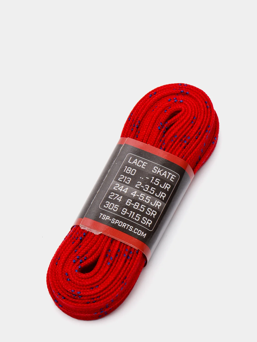 Красный шнурки хоккейные с пропиткой TSP WAXED HOCKEY LACES