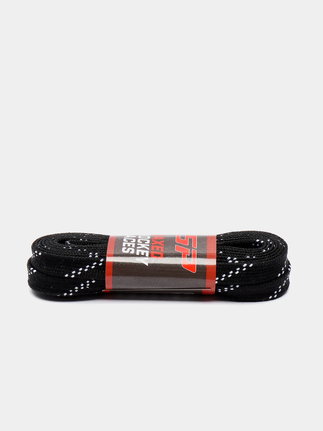 Черный шнурки хоккейные с пропиткой TSP WAXED HOCKEY LACES
