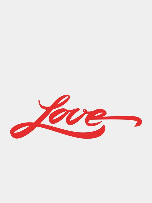 Наклейка на авто "Love" (Любовь)