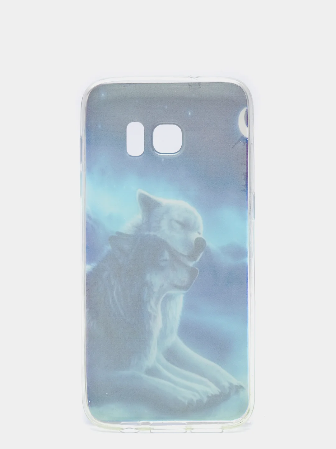 Синий чехол  SAMSUNG S7 EDGE