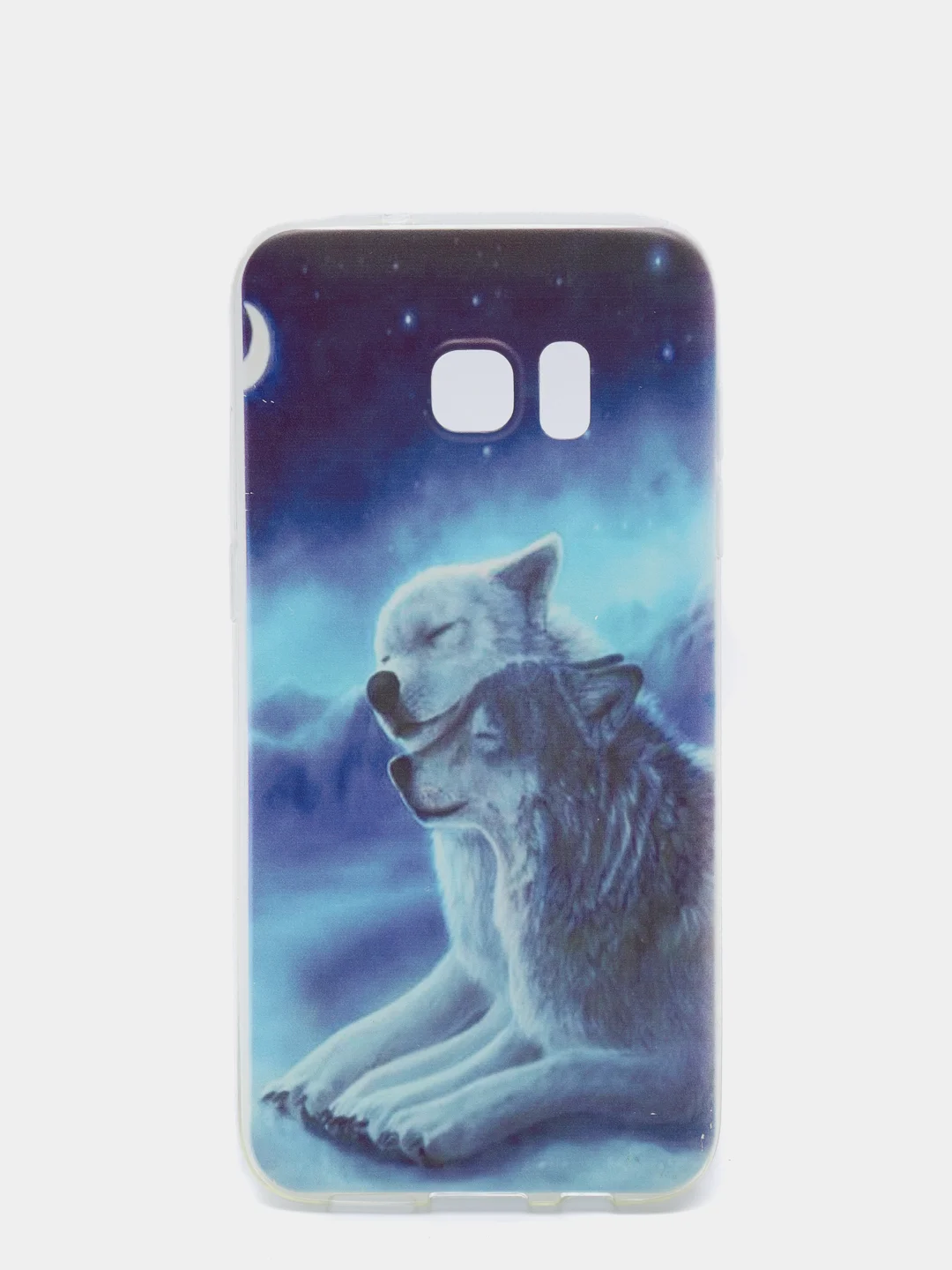 Синий чехол  SAMSUNG S7 EDGE