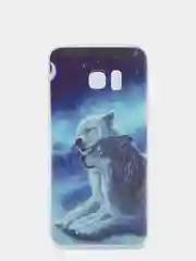 Синий чехол  SAMSUNG S7 EDGE