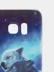 Синий чехол  SAMSUNG S7 EDGE