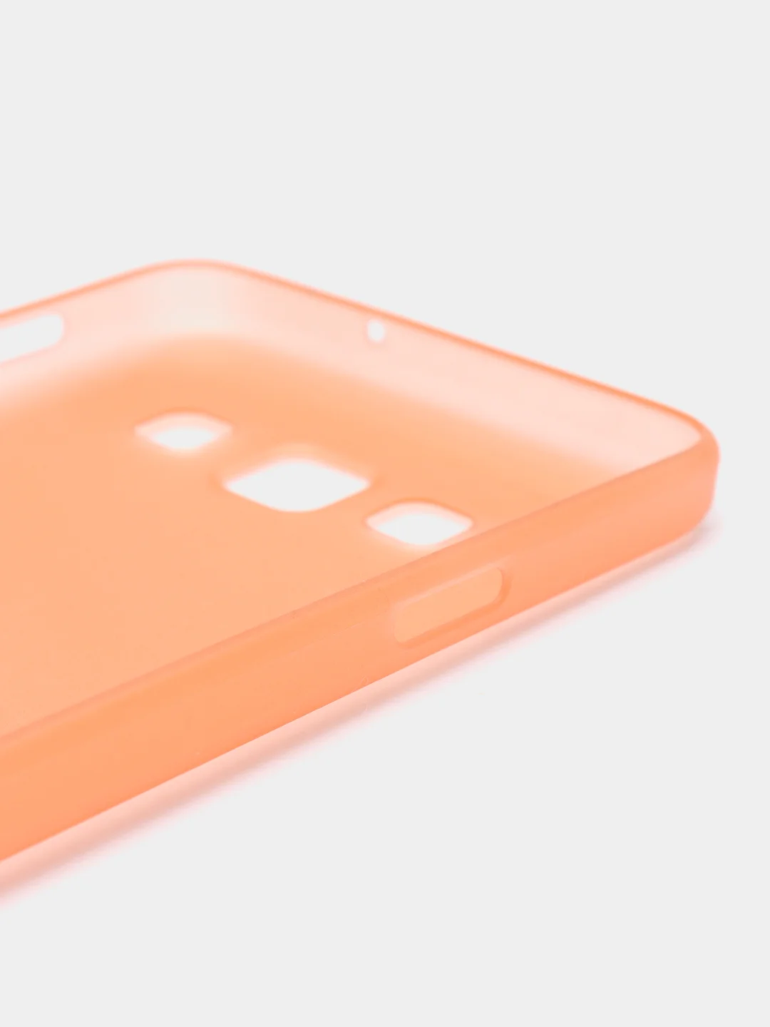 Оранжевый чехол пластиковый Samsung A3 2015