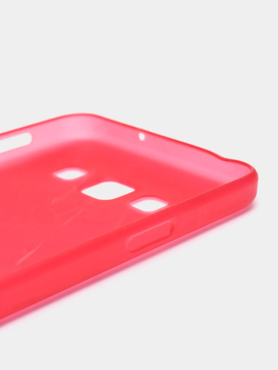 Алый чехол пластиковый Samsung A3 2015