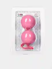 Вагинальные шарики Toyfa, ABS пластик, цвет розовые, 20,5 см, d=3 см