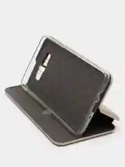 Золотой чехол книжка, флип Samsung J7 2016
