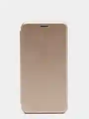 Золотой чехол книжка, флип Samsung J7 2016