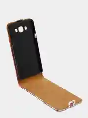 Алый чехол книжка, флип Samsung J7 2016