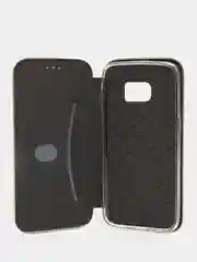 Зеленый чехол книжка SAMSUNG S7