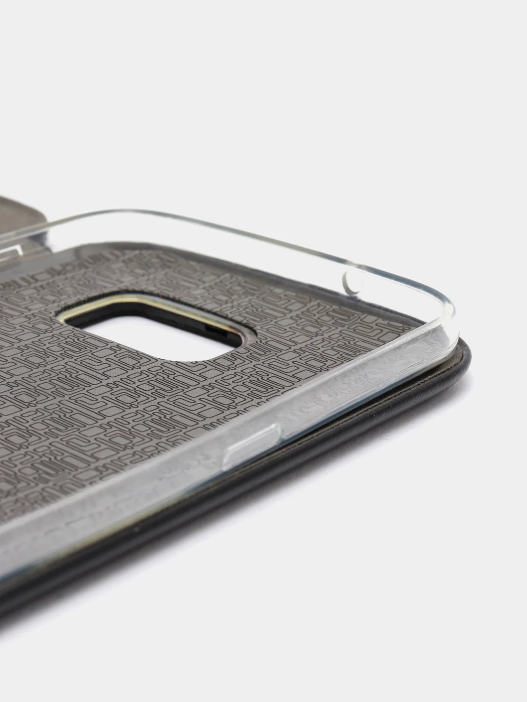 Черный чехол книжка SAMSUNG S7