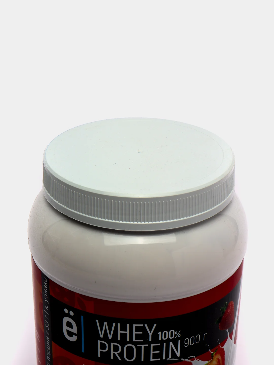 Сывороточный протеин Ёбатон "Whey Protein", со вкусом клубники, 900 г