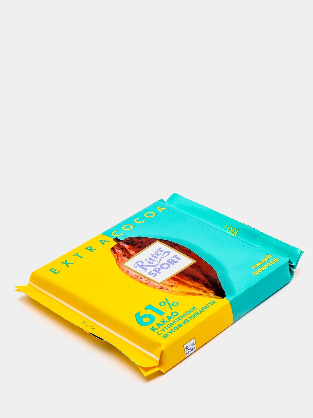 Шоколад темный Ritter Sport "С утонченным вкусом из Никарагуа 61% какао", 100 гр