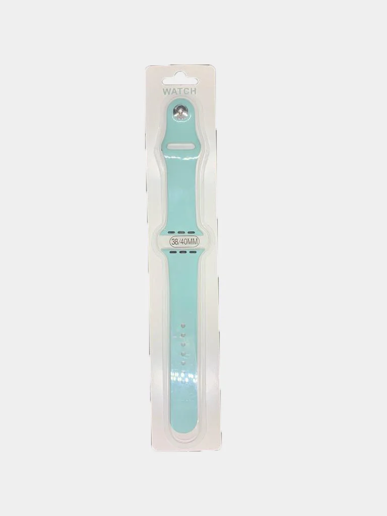 Салатовый силиконовый ремешок для Apple Watch 38-40 мм