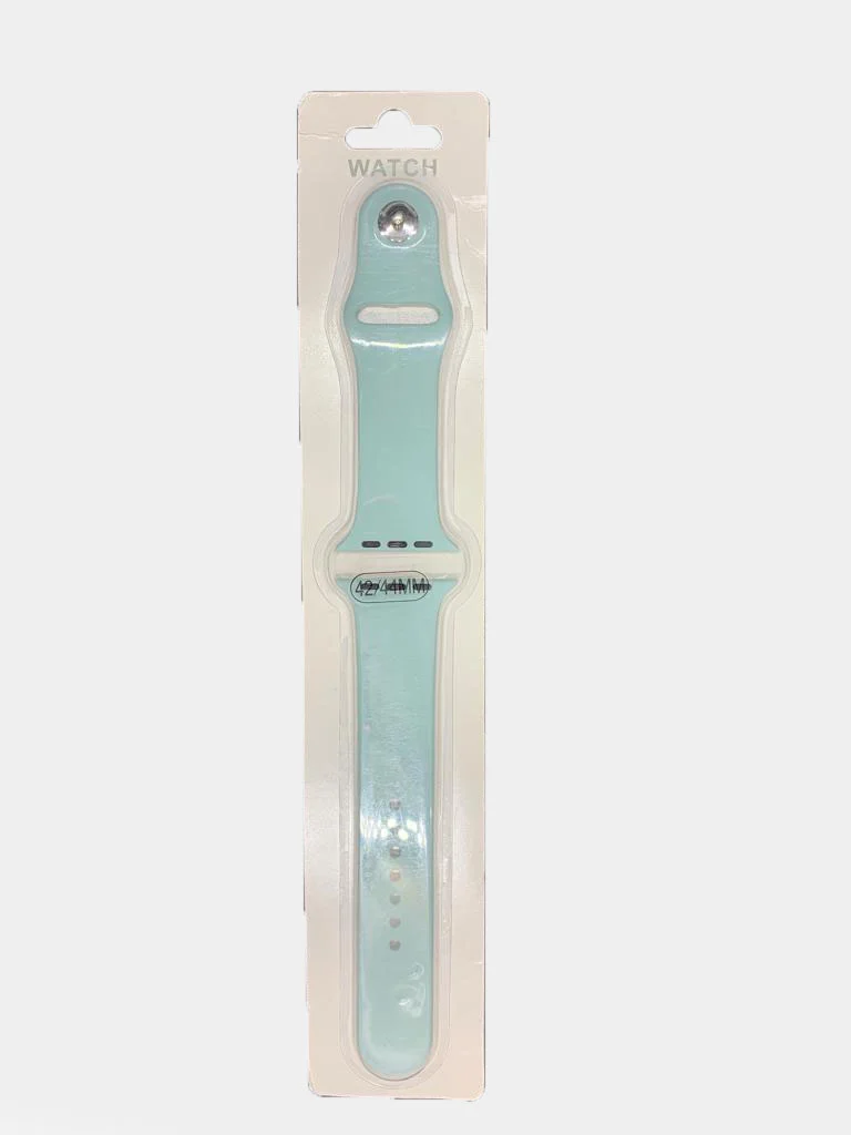 Салатовый силиконовый ремешок для Apple Watch 42-44 мм