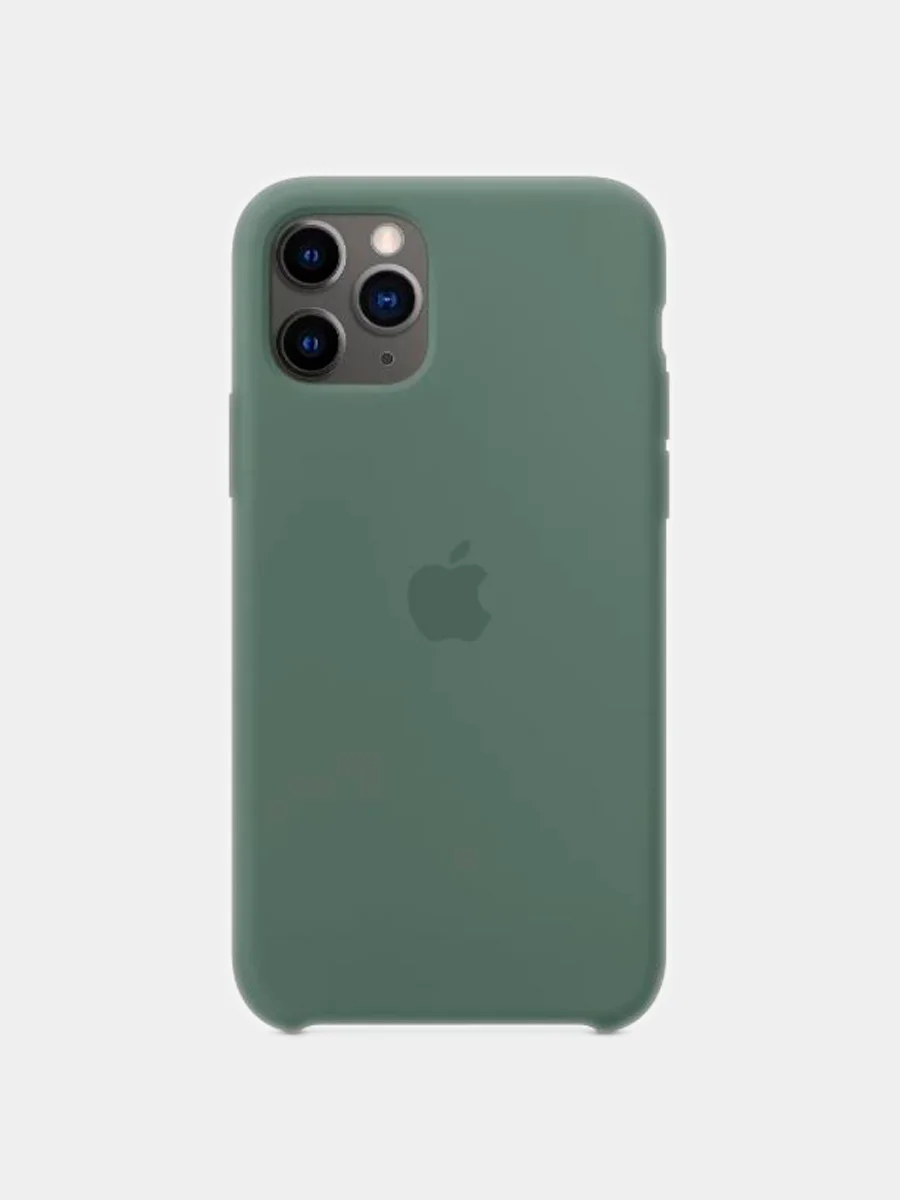 Зелёный хаки чехол силиконовый для iPhone 11, Silicone Case
