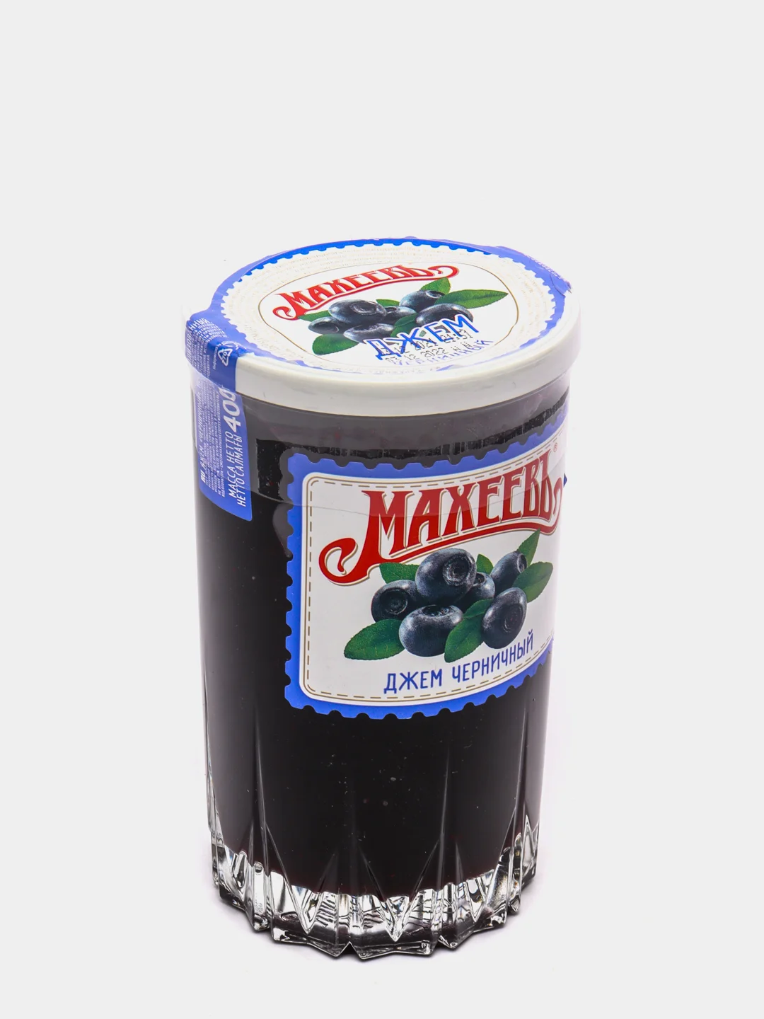 Джем Махеевъ "Черничный", в стеклянном стакане, 400 г