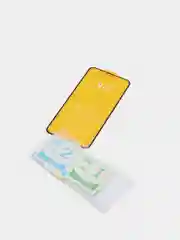 Черный защитное стекло для Iphone