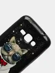 Кремовый чехол для Samsung J1 2016