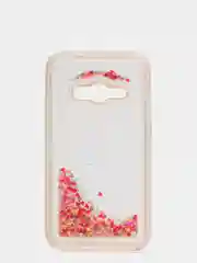Кораллово-розовый чехол для Samsung J1 2016
