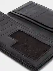 Угольный кошелек мужской из экокожи