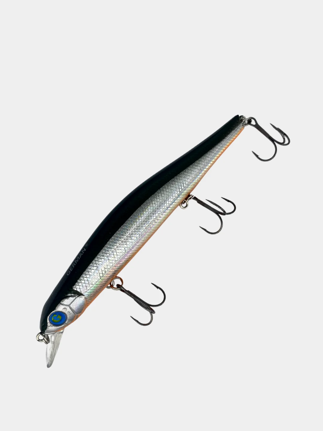 Серый воблер German Evil Pike 110 (16.5 гр)