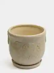 Набор горшков "Сириус", белый, 3 штуки, 3 размера