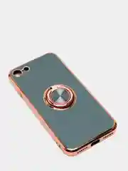 Зеленый чехол для Apple iPhone с кольцом для 6/6S/ 7/8 plus/11/11pro/ XR/XS/SE/ 12/12 Pro Max