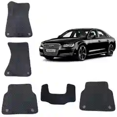 Автомобильные коврики EVA в салон для AUDI A8 D4 3 поколение / Ауди А8 Д4