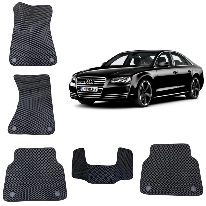 Автомобильные коврики EVA в салон для AUDI A8 D4 3 поколение / Ауди А8 Д4