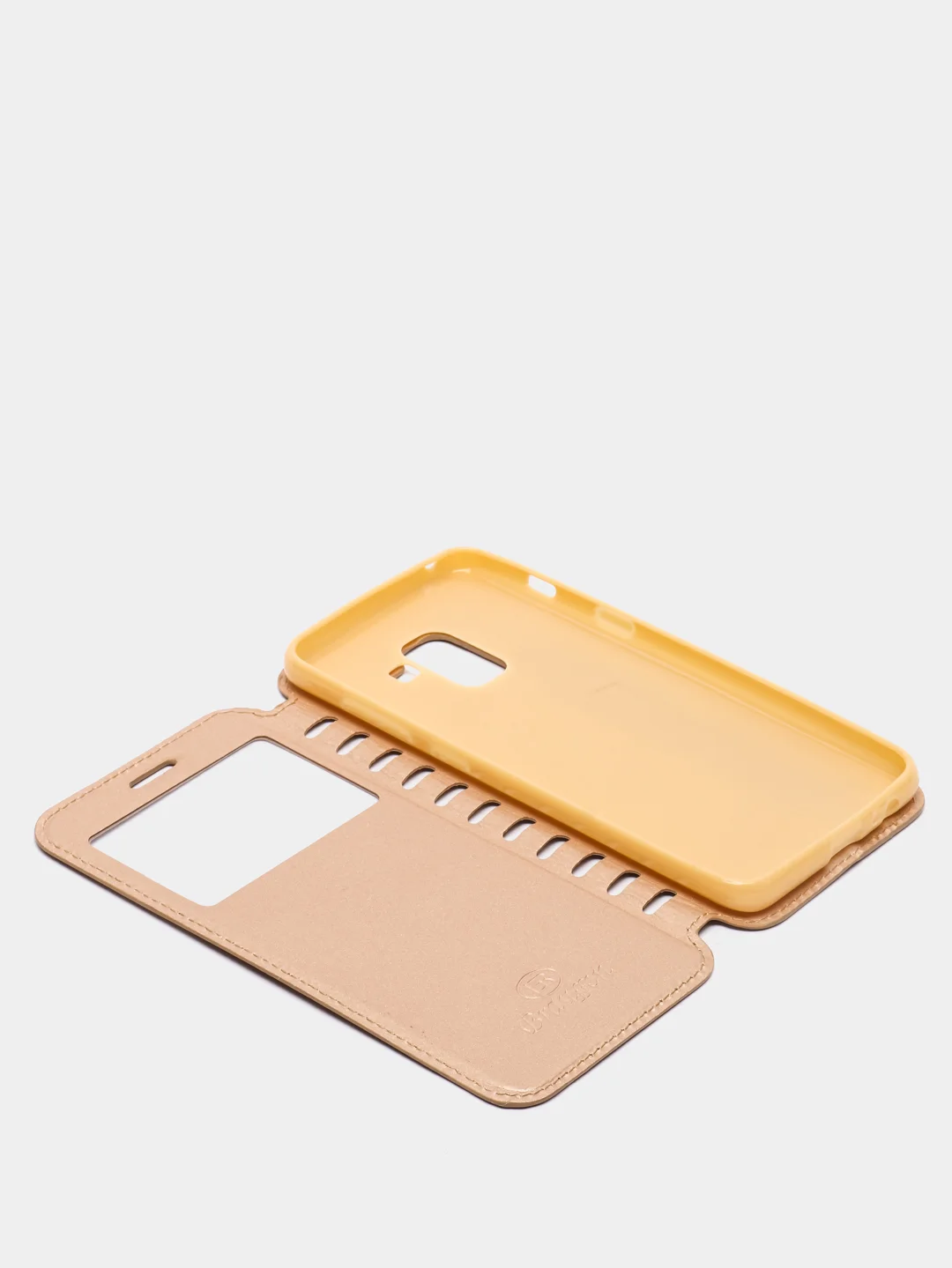 Золотой чехол книжка SAMSUNG A8 2018