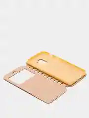 Золотой чехол книжка SAMSUNG A8 2018