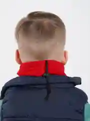 Красный флисовый снуд-бафф