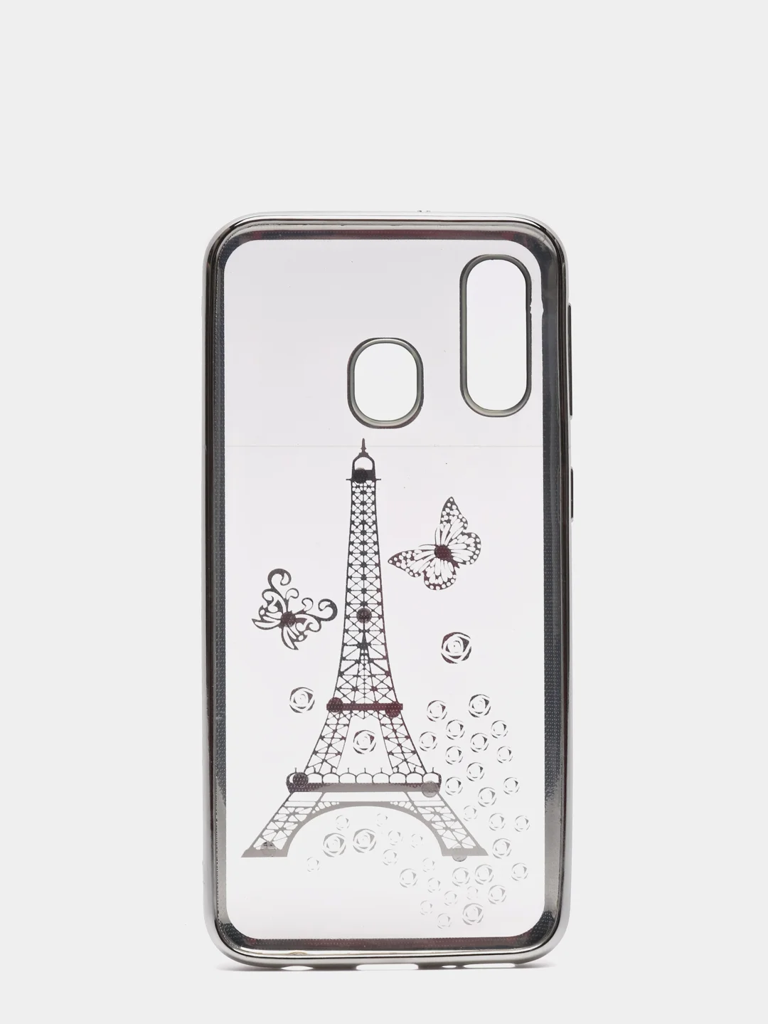 Серебряный чехол  SAMSUNG A40