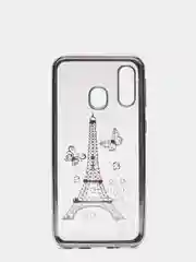 Серебряный чехол  SAMSUNG A40