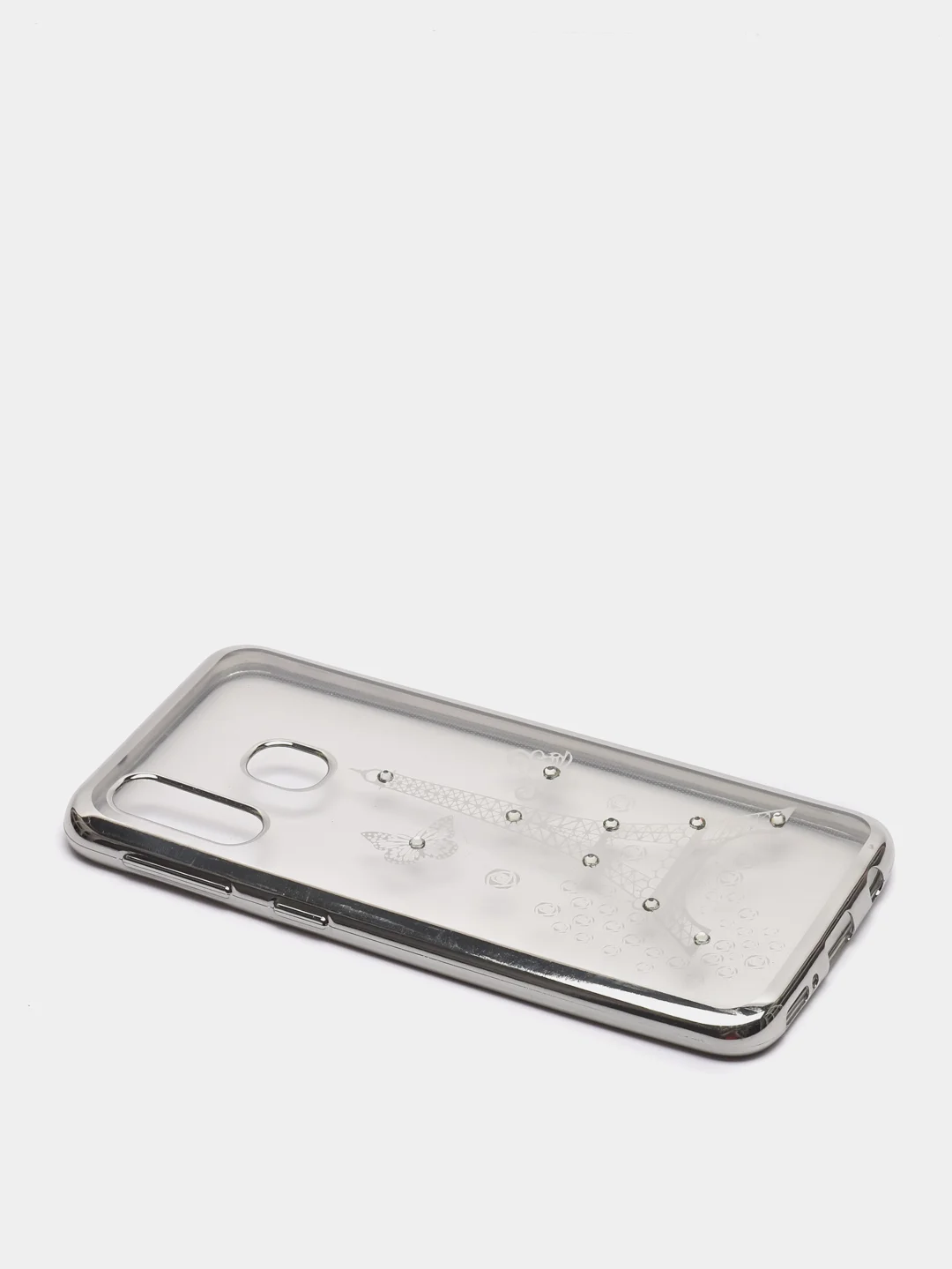 Серебряный чехол  SAMSUNG A40
