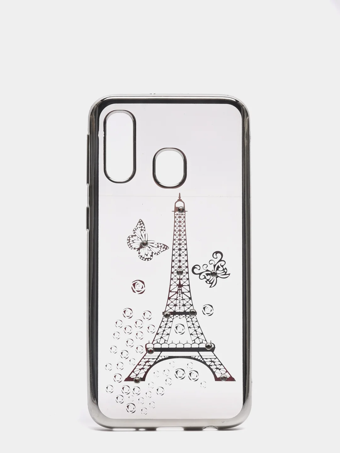 Серебряный чехол  SAMSUNG A40