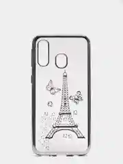 Серебряный чехол  SAMSUNG A40