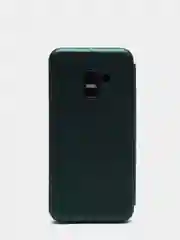 Зеленый чехол книжка SAMSUNG A8 2018