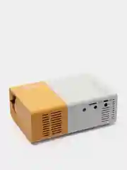Портативный Мини проектор AAO YG300 1080p желтый для дома, выезда на природу и детской