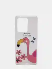 Фуксия чехол Samsung Galaxy S20, S20+ / S20 Plus, S20 Ultra прозрачный силиконовый с рисунком