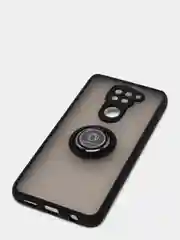 Чехол с магнитом и кольцом Xiaomi Redmi Note 9 противоударный