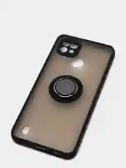 Чехол Realme C21 2021 противоударный с магнитом и кольцом