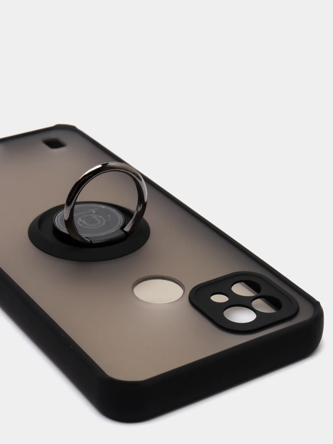 Чехол Realme C21 2021 противоударный с магнитом и кольцом