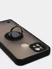 Чехол Realme C21 2021 противоударный с магнитом и кольцом